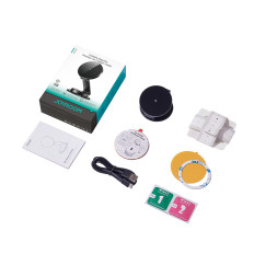 Magnetwagenhalter auf dem Telefon mit einem 15W-Induktionsladegerät - Schwarz