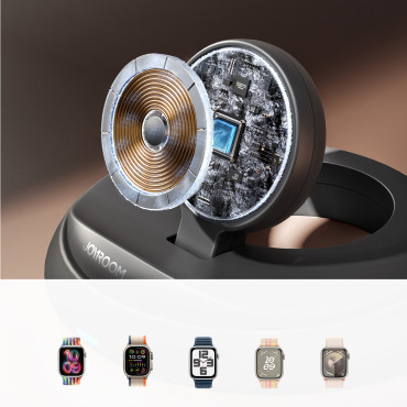 Induction loader opvouwbaar voor horloges Apple Horloge - zwart
