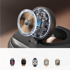 Induction loader opvouwbaar voor horloges Apple Horloge - zwart