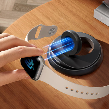 Induction loader opvouwbaar voor horloges Apple Horloge - zwart