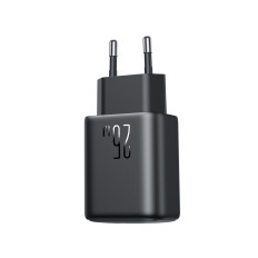 USB-C och USB-A-nätverksladdare 25W SFC PPS PD - Svart