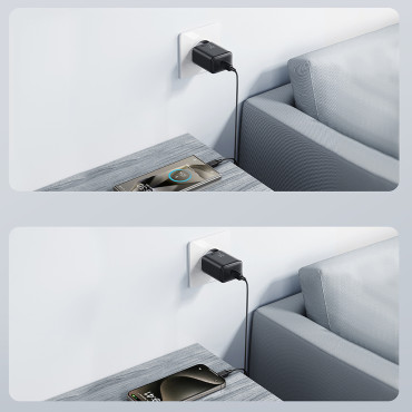 USB-C 25W SFC PPS PD - zwart