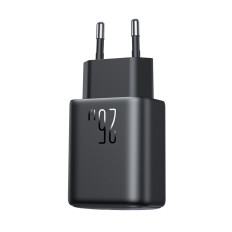 Nätverkslastare USB-C 25W SFC PPS PD + USB-C 1M-kabel - Svart
