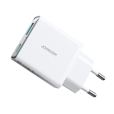 Liten och Supercienka Network Charger 20W USB-A USB-C - Vit