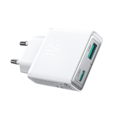 Mali in supercianik omrežja polnilnik 20W USB-A USB-C-WHITE