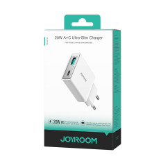 Mali in supercianik omrežja polnilnik 20W USB-A USB-C-WHITE
