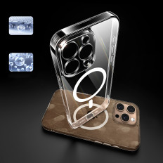 Geval Classy Clear Magnetic Case op iPhone 16 Pro - Transparant
