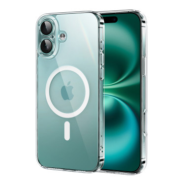 Case Classy Cleear Magnetic case on iPhone 16 - Transparent
