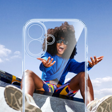 Case Classy Clear Protective Case på iPhone 16 Plus - Genomskinlig