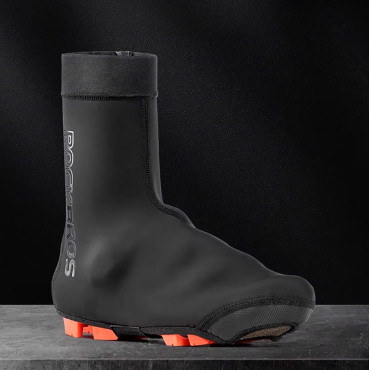 Radsportschuh-Protektoren Größe L 43-44 - Schwarz