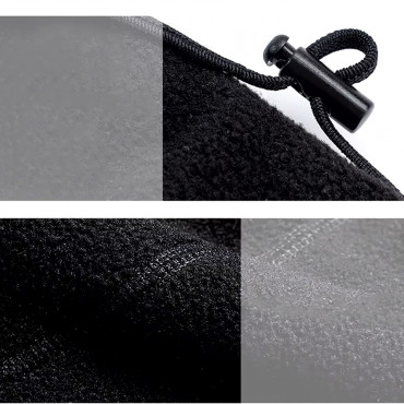 Balaclava ao ar livre à prova de vento impermeável polar - preto