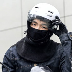 Balaclava utomhus vindtät vattentät polar - svart
