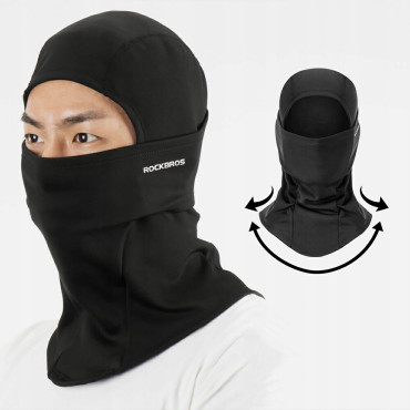 Sport Balaclava Lélegző Lélegző - Fekete
