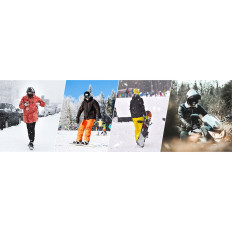 Sport Balaclava Uppvärmning Andas - Svart