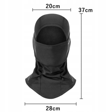 Sport Balaclava Uppvärmning Andas - Svart