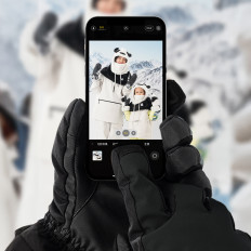 Ski Hansker Vanntett Touch for Finger Style Size L - Svart