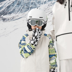 Lasten hiihtokäsineet ilman sormia Panda Heat koko S - musta / valkoinen