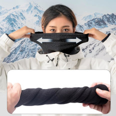 Chaminé de esqui Conforto térmico OLA tamanho M - Preto