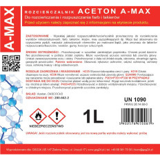 Acetone-oplosmiddel A-MAX 1L REMOVER
