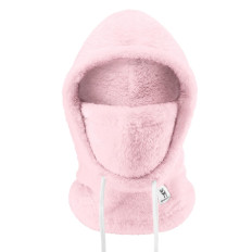 BALACLAVA CALDO CON PELLE INVERNO SCI ARCTIC VELVET Dimensioni L - rosa