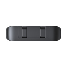 Powerbank 10000mAh med inbyggda kablar USB-C iPhone Lightning - Svart