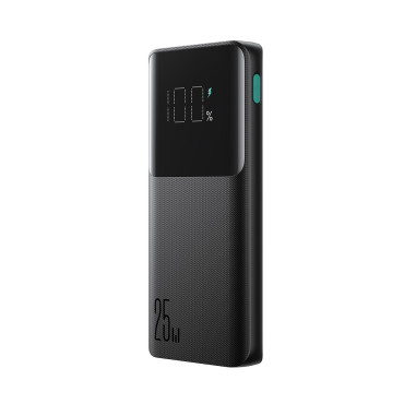 PowerBank 10000MAH 25W 2x USB-A 1x USB-C SFC - Musta