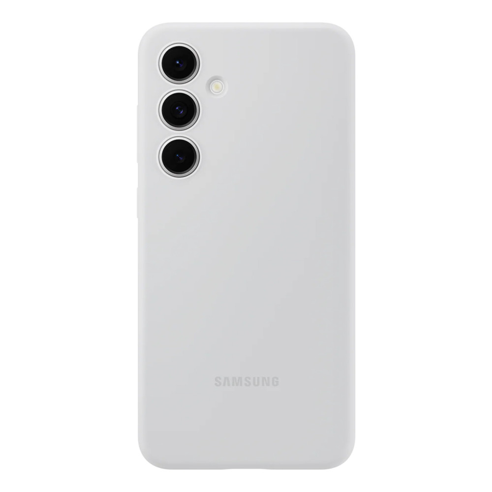 Case Samsung Silikon Etui för Galaxy S24 Fe - Grå