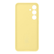 Case Samsung Silicone Case voor Galaxy S24 Fe - Geel