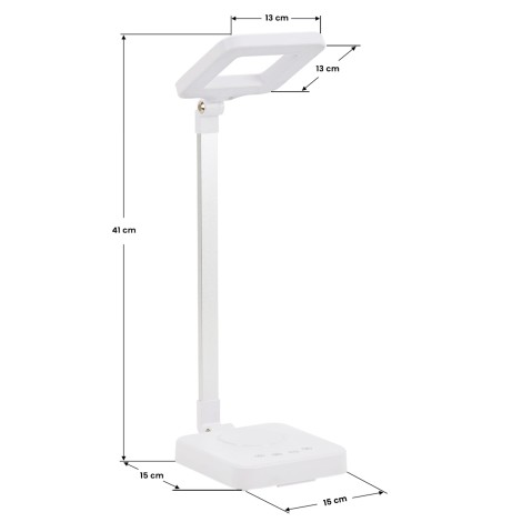 DESK LAMP ELEGANTE LED SQUARE 804 — front view