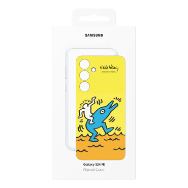 Case Samsung Flipsuit Case for Galaxy S 24 Fe - Gul