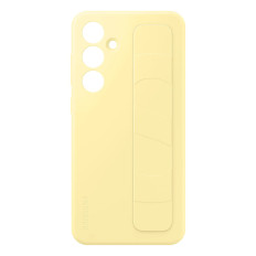 Fall Samsung Stående Grip Väska med handtag och stå för Galaxy S24 Fe - Gul