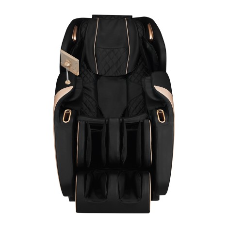Silla de masaje Sakura Luxury 808 negra y beige — vista superior