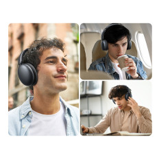 Brezžične slušalke J-glava serija JR-JH1 z ANC Bluetooth - črna