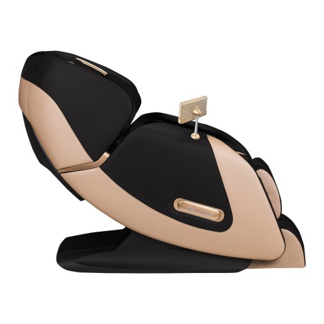 Sakura Luxury 808 massage chair black beige — side view