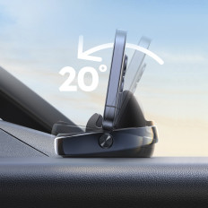 Autohalter mit einem Werkzeugständer auf einem Armaturenbrett - schwarz