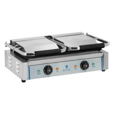 Kontakt Grill Contact BBQ Dvoda gladke 3600W 230V Royal Catering
