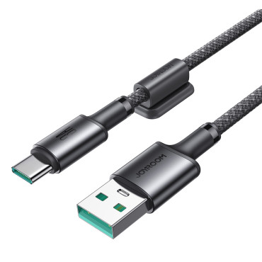 Kabeļu USB-A - USB-C kabelis ar magnētisko rokturu organizatoru 1.2m - pelēks