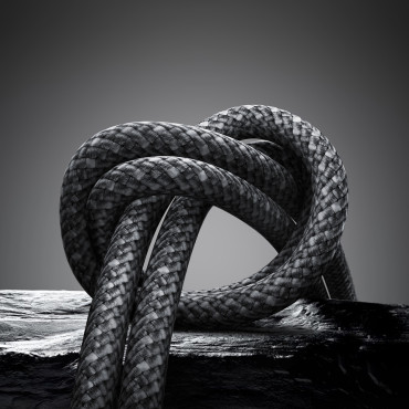 Kabel USB-A - USB-C-Kabel mit einem Magnetgriff Organizer 1.2m - Grau