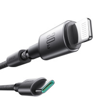 Kabelski kabelski kabel - iPhone strela z magnetnim držalom 1.2m - Siva