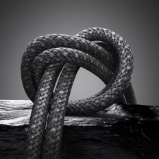 Καλώδιο καλωδίου USB-C - USB-C με μαγνητική λαβή διοργανωτής 1.2m - γκρι