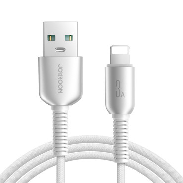 Cutting Edge Series Cable 3A USB-A - iPhone Lightning 1.2m - Grå