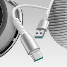 Καλώδιο σειράς αιχμής 3α USB-A - USB-C 1.2m - γκρι