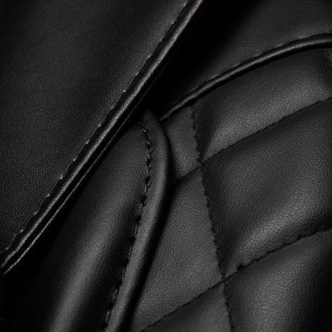 Sakura Luxury 808 massage chair black beige — close-up of the surface