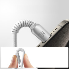 Schneide-Serie 60W USB-C-Kabel - USB-C 1.2m - Grau