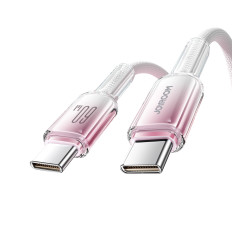 Kabelski kristal-Clear serija 60W USB-C - USB-C 1.2m - bela