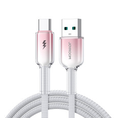 Καλώδιο Crystal-Clear Series 3A USB-A Καλώδιο - USB-C 1.2m - λευκό