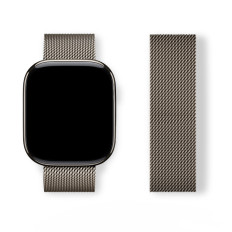 Armbandsbälte milanesisk slinga till Apple Titta på 42/44/45/46/49 - Gammalt guld