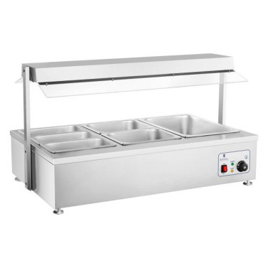 Torr bemärare utan vattenfritt vatten 6 x GN 150mm 55L Royal Catering