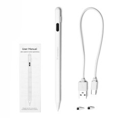 Stylus Ativo Stylus Universal para Android e Ios USB-C - Branco