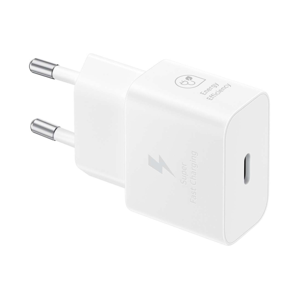 Caricatore di rete SAMSUNG GAN USB-C 25W SFC - Bianco Caricatore di rete SAMSUNG GAN USB-C 25W SFC - Bianco